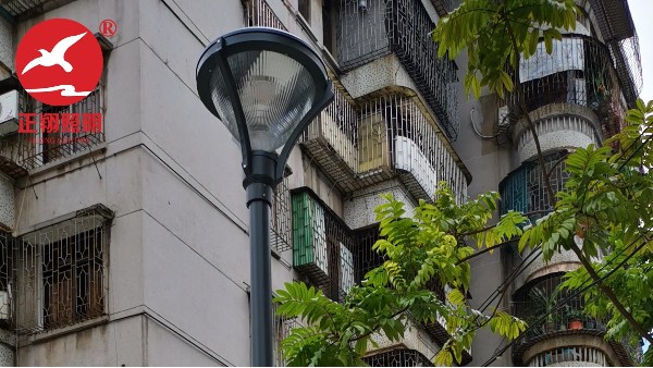 佛山市禪城區(qū)同濟(jì)群樂(lè)街小區(qū)庭院燈工程案例