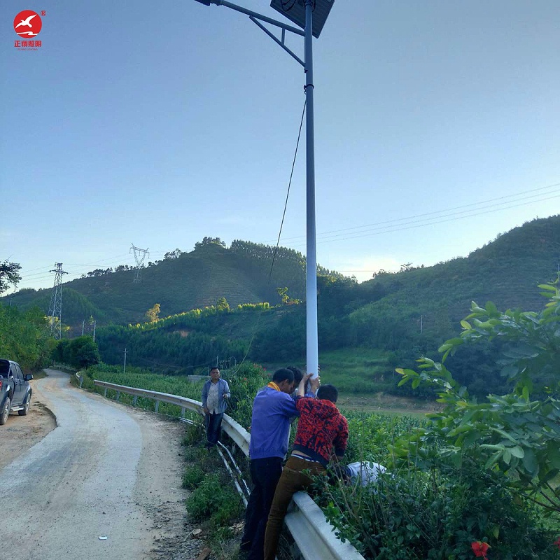 廣西玉林農(nóng)村道路太陽能路燈